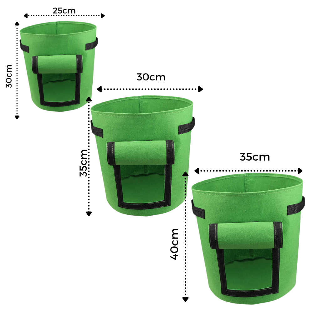 Vegetabilsk plantekasse stof pose - Ozerty