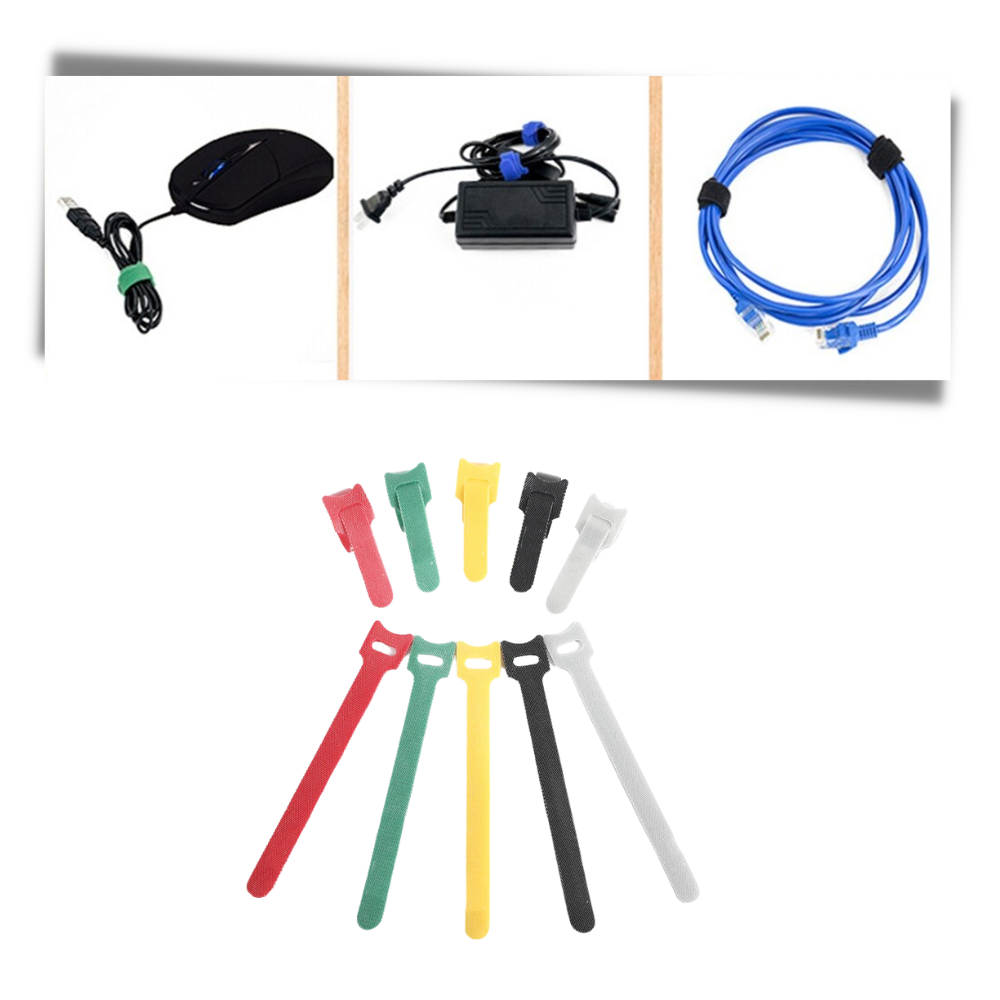 Velcro kabelorganisering - Ozerty