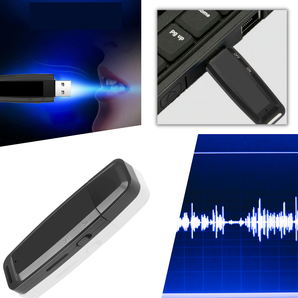 USB-stemmebåndoptager - Ozerty