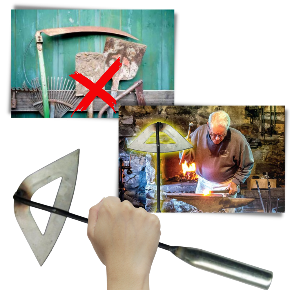 Håndholdt stålhakke - Ozerty