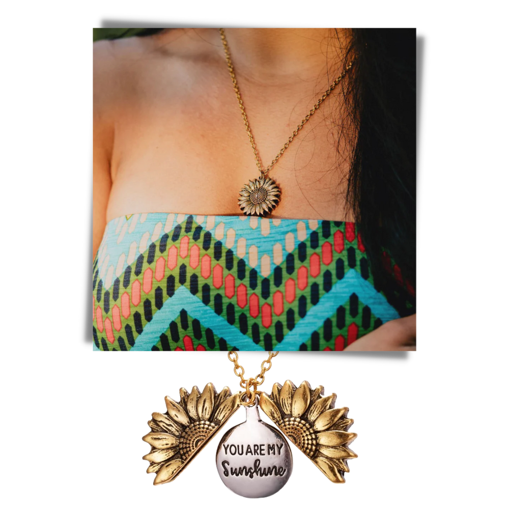 Vedhæng med solsikke - Ozerty