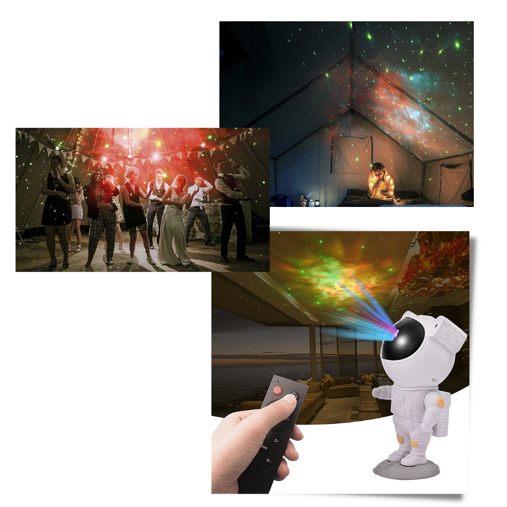 Astronaut projektor natlampe - Ozerty