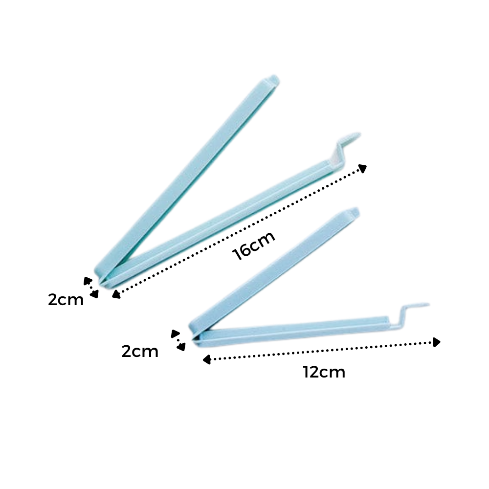 Pakke med 15 forseglingsklemmer til madpakker - Ozerty