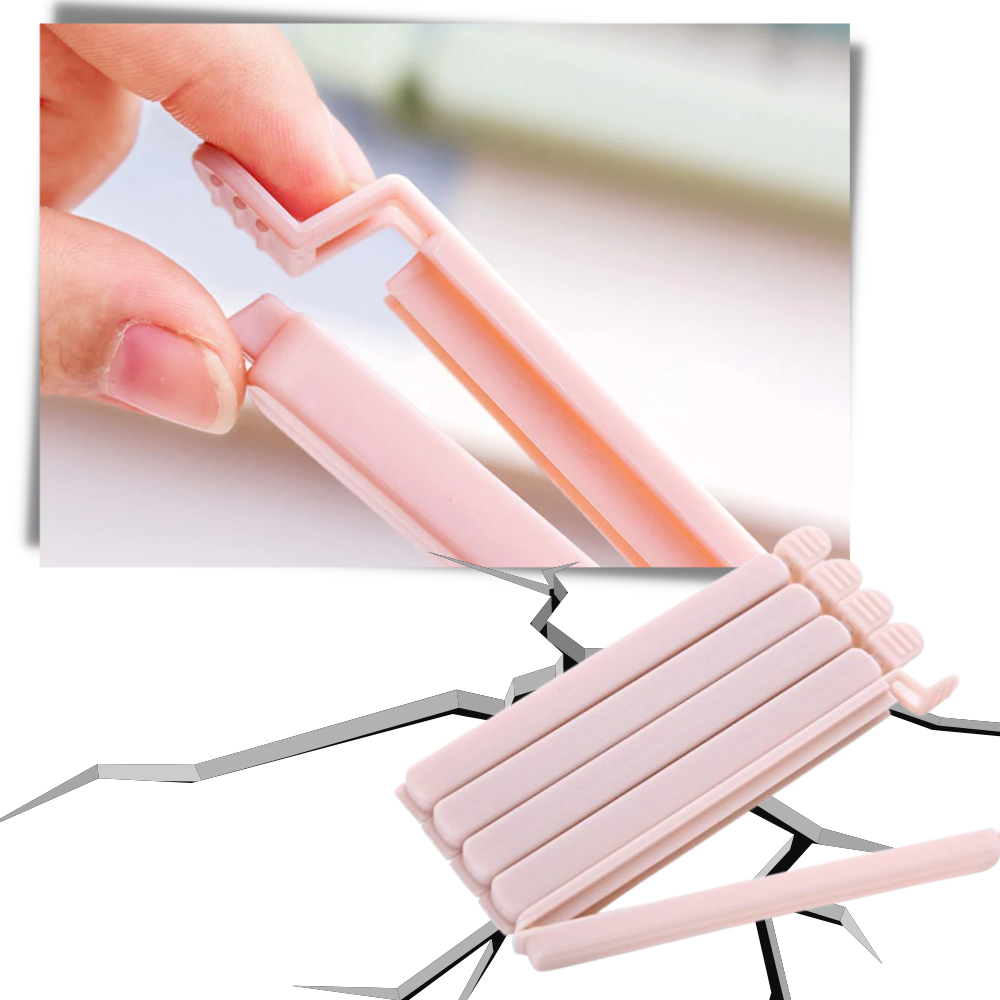 Pakke med 15 forseglingsklemmer til madpakker - Ozerty