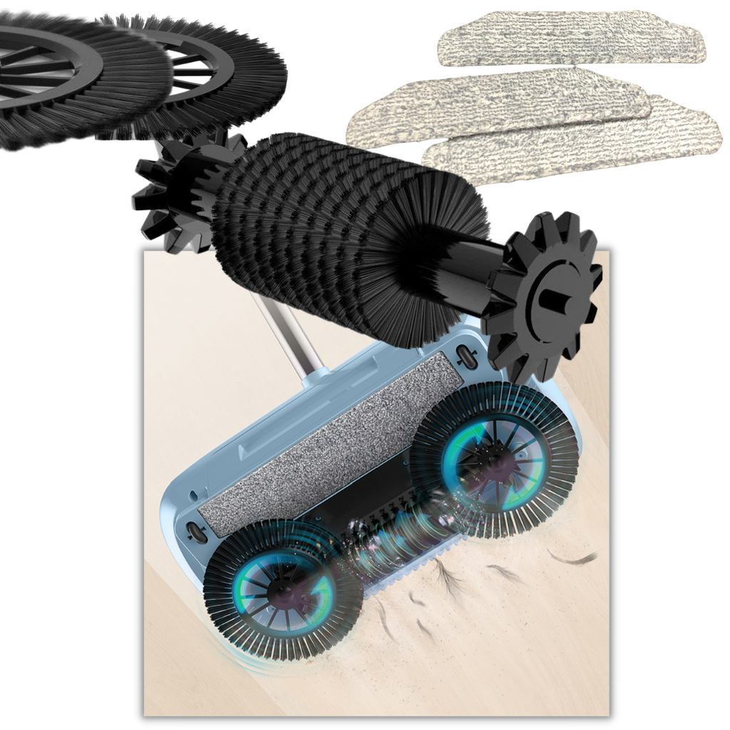 2 i 1 Automatisk Rengøringsmaskine - Ozerty