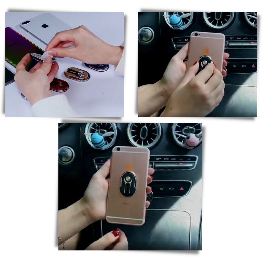 2 i 1 Telefon ringholder - Ozerty