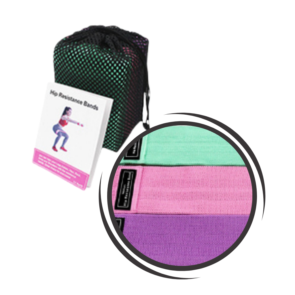 Elastikbånd med Modstand 3 stk. Sæt - Ozerty