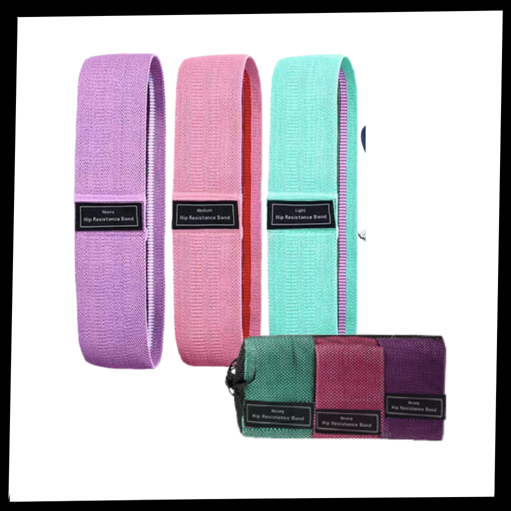 Elastikbånd med Modstand 3 stk. Sæt - Ozerty