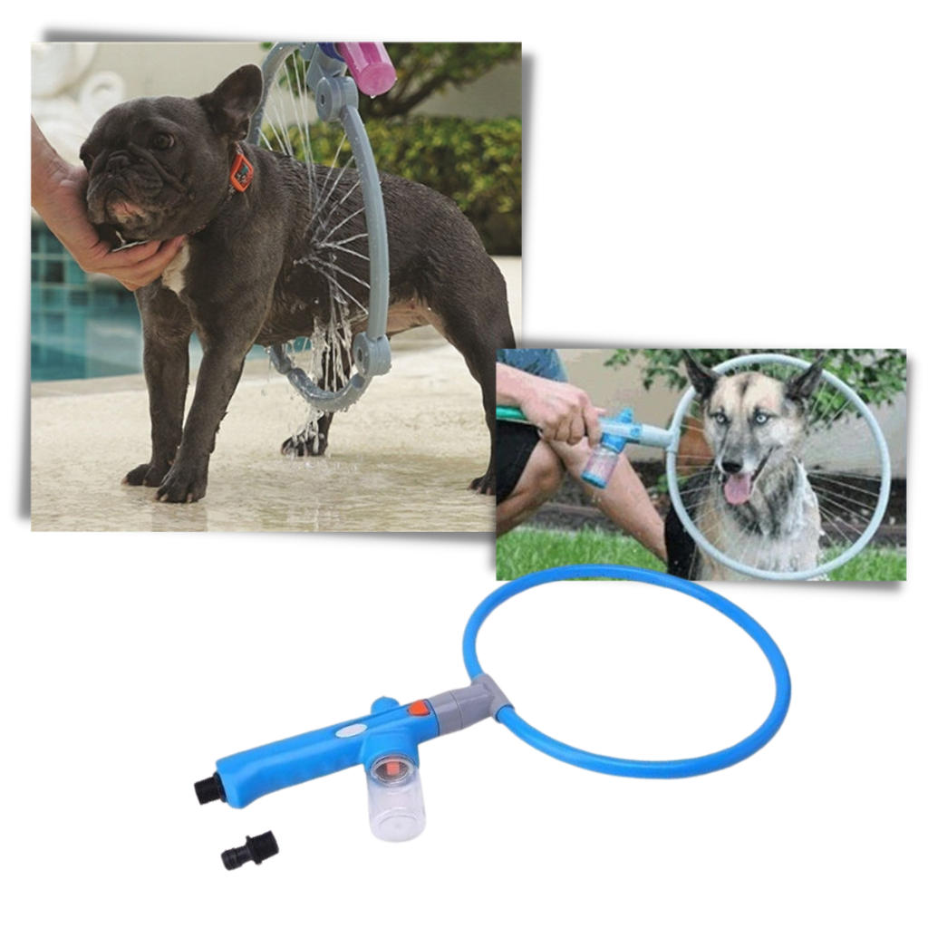 360° brusebad til kæledyr - Ozerty