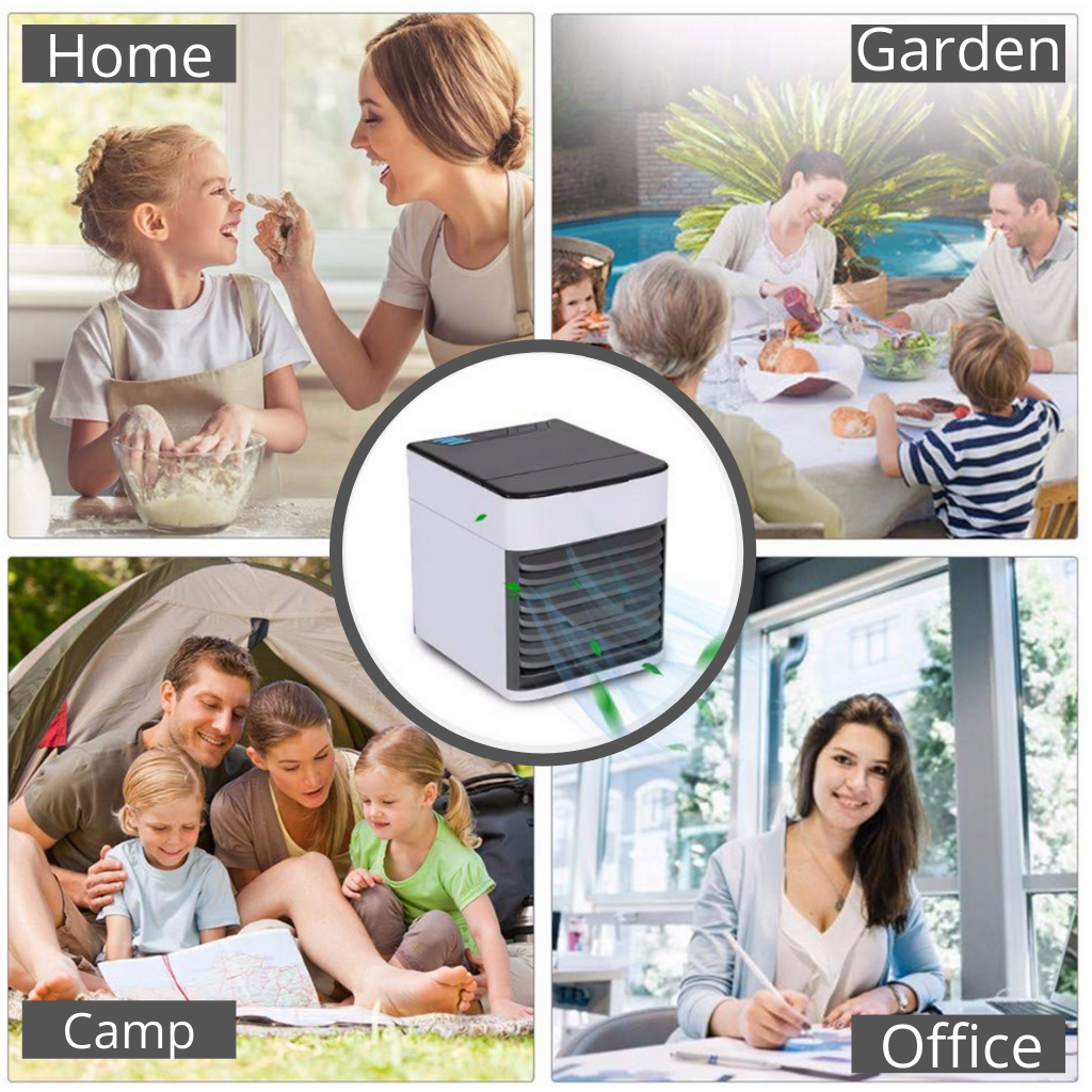 3 i 1 Mini Bærbart Klimaanlæg - Ozerty