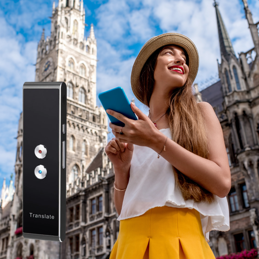 Transportabel sprog-oversætter til øjeblikkelig brug - Ozerty