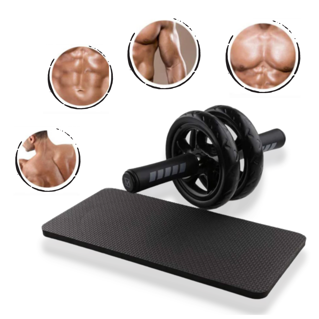 Abs Roller Hjul med Polstrede Håndtag - Ozerty