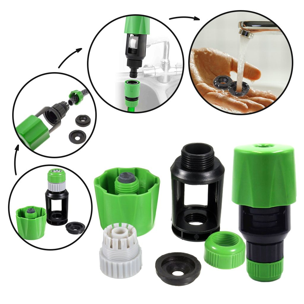 Universel Vandhanetilslutning til Haveslangen - Ozerty