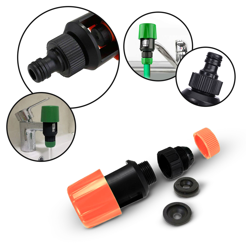 Universel Vandhanetilslutning til Haveslangen - Ozerty