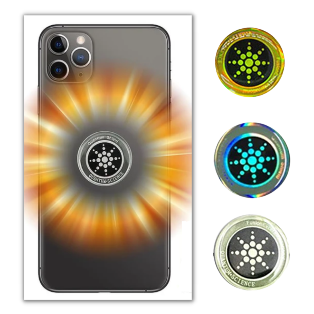 Pakke med 6 anti-strålings klistermærker - Ozerty