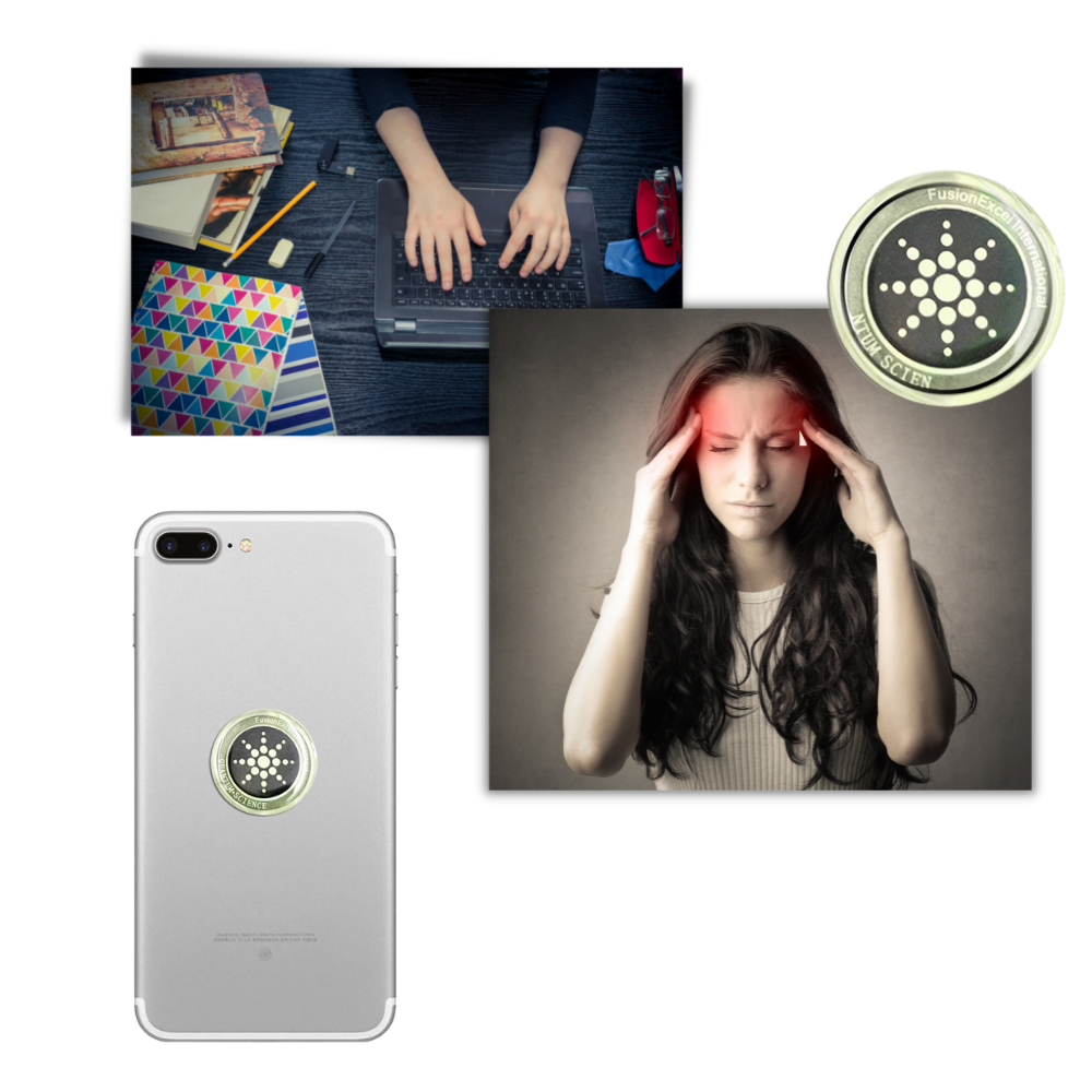 Pakke med 6 anti-strålings klistermærker - Ozerty