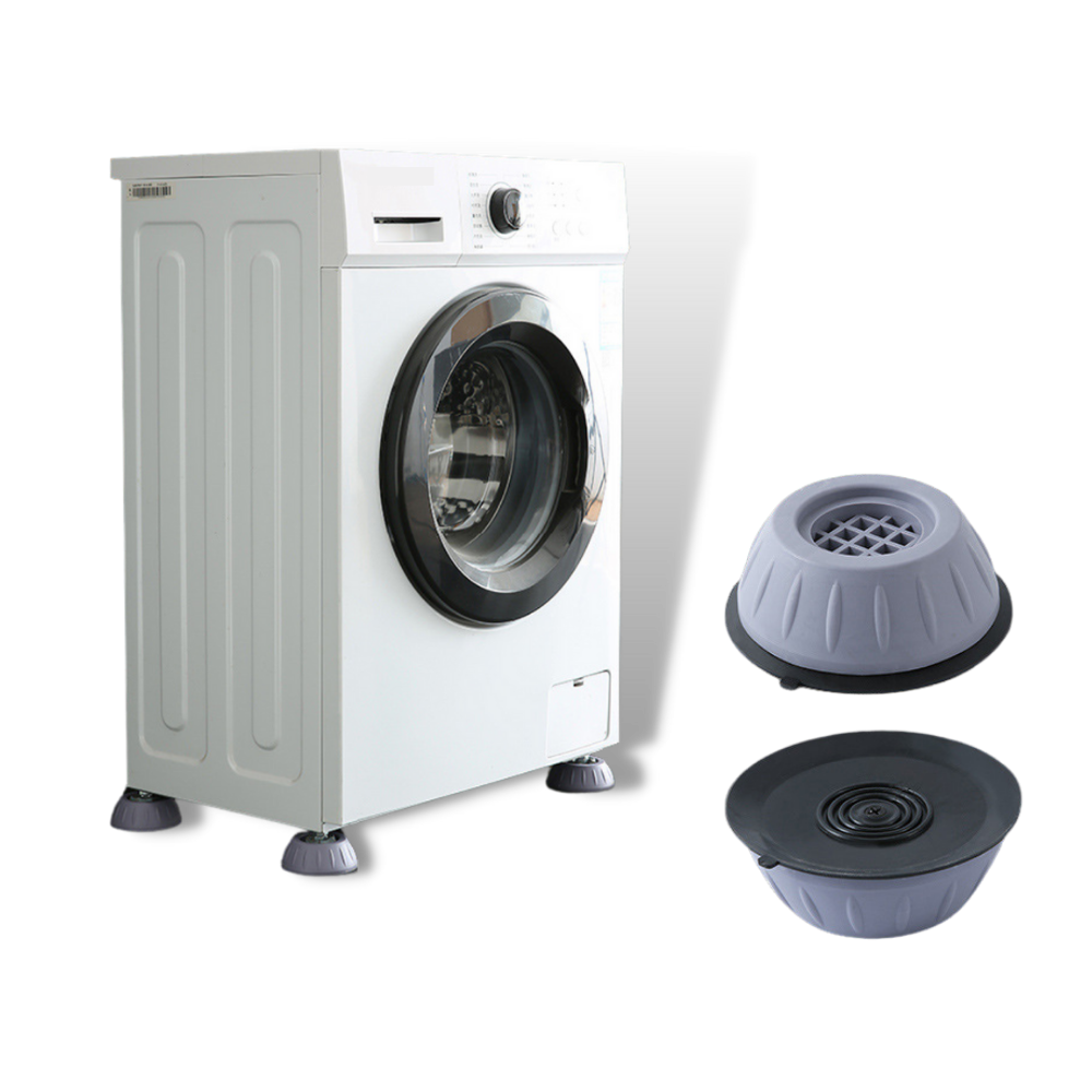 Pakke med 4 anti-vibrationsgummipuder til gummifødder - Ozerty