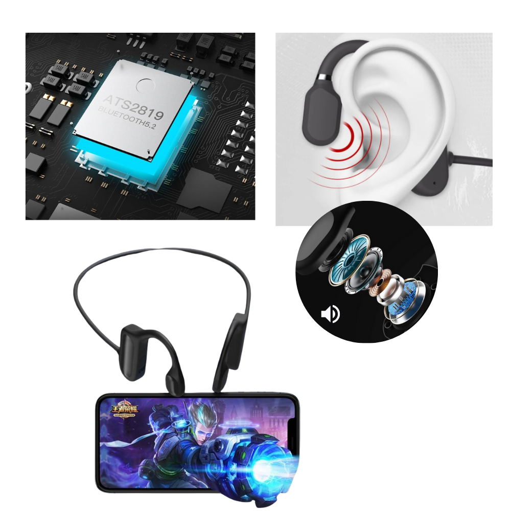 Konduktions hovedtelefoner - Ozerty