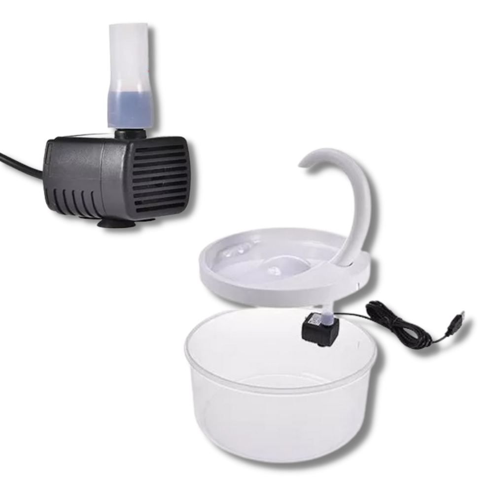 Auto springvand til kat med LED-lys - Ozerty