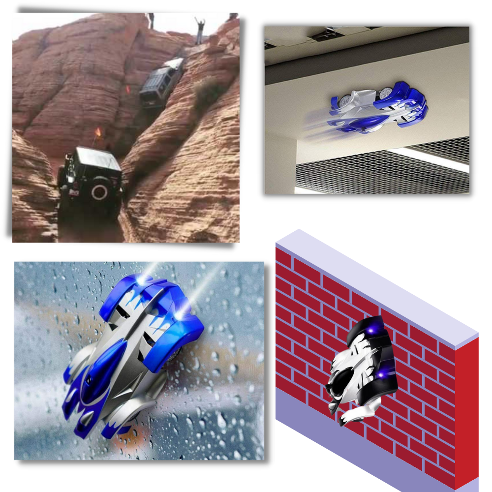 Racerbil med Vægklatring - Ozerty