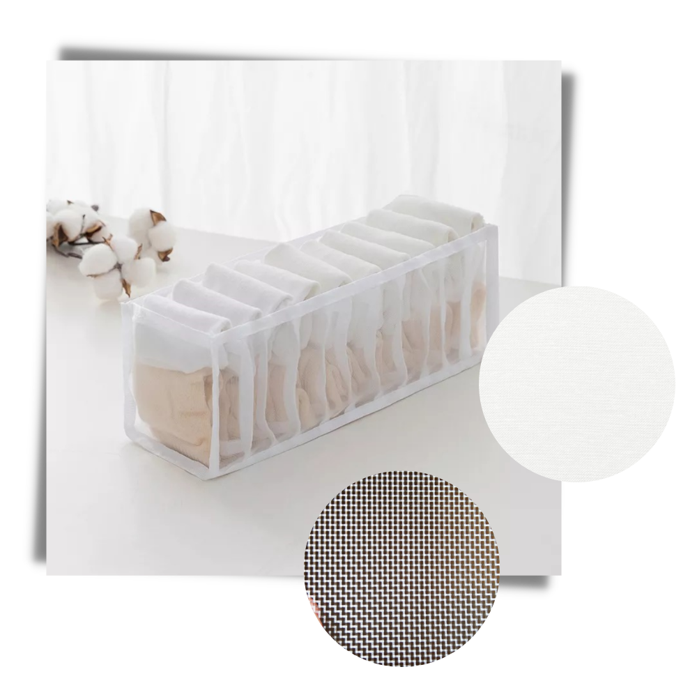 Mesh garderobeskabs tøjarrangør - Ozerty