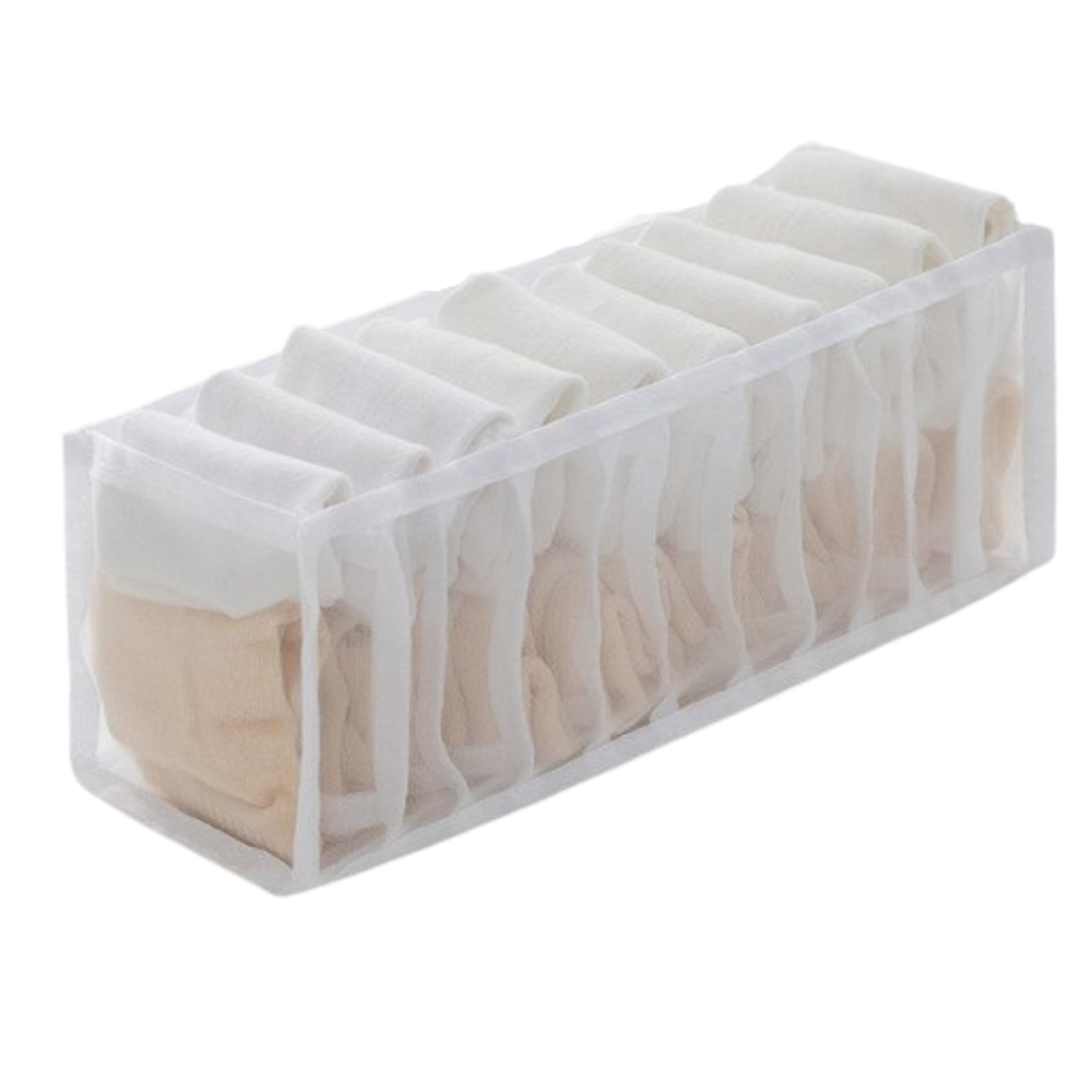 Mesh garderobeskabs tøjarrangør - Ozerty