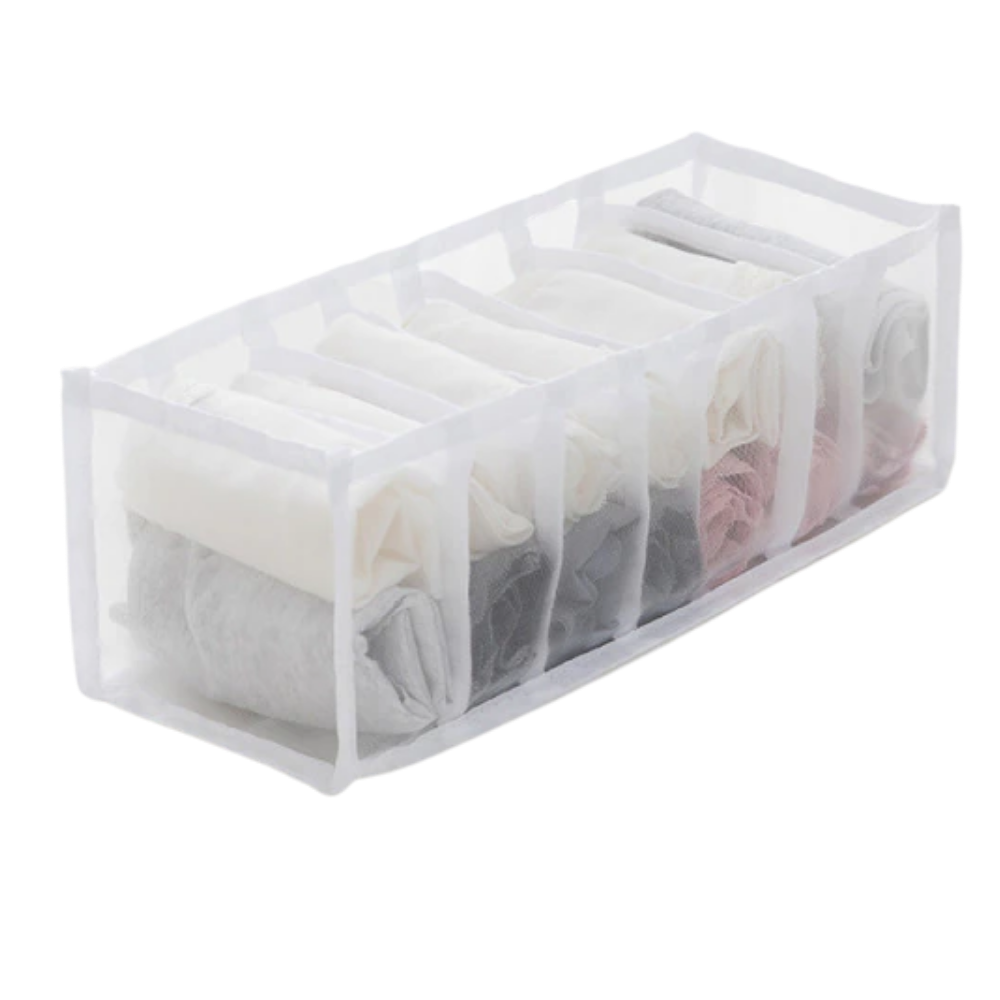 Mesh garderobeskabs tøjarrangør - Ozerty