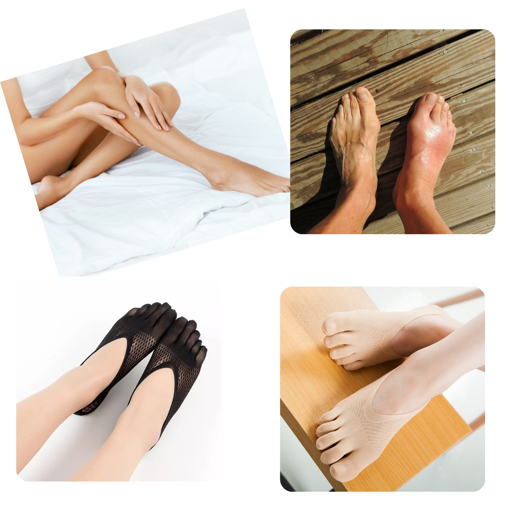 2 par kompressionsstrømper - Ozerty