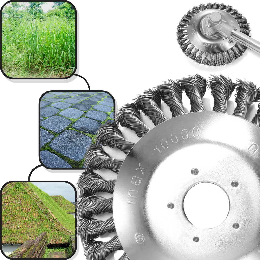 Græstrimmerhoved af kulstof ståltråd - Ozerty