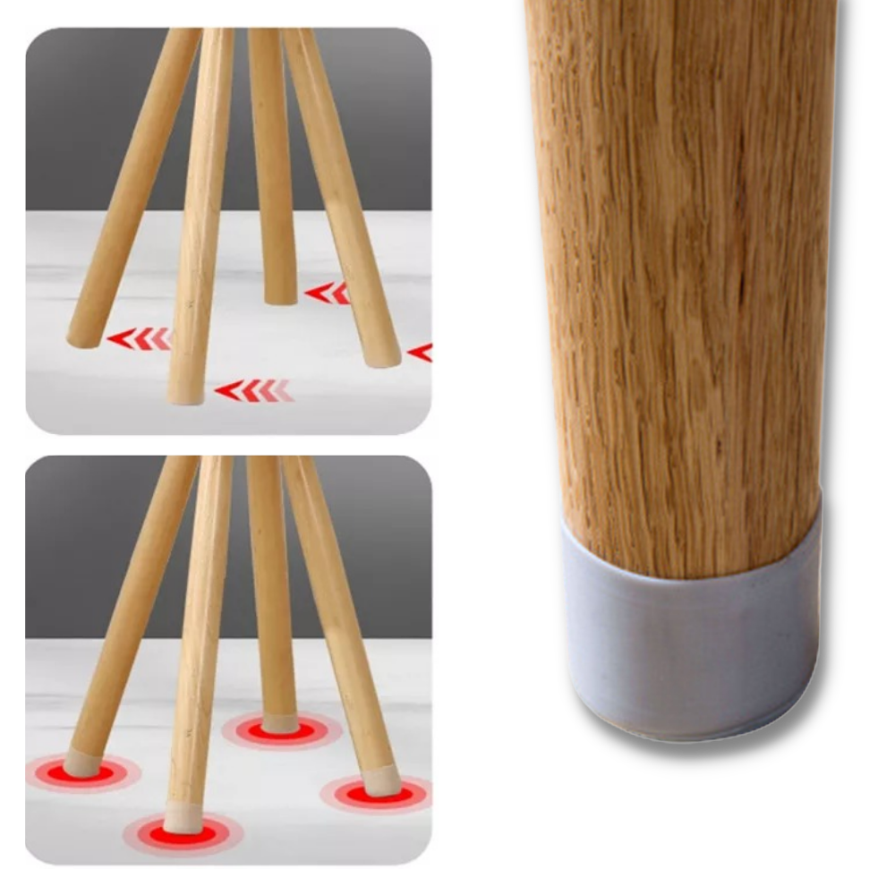 Pakke med 8 beskyttelsesovertræk af silikone til møbler - Ozerty