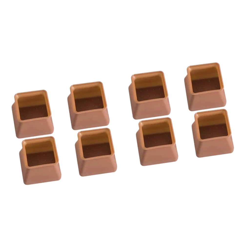 Pakke med 8 beskyttelsesovertræk af silikone til møbler