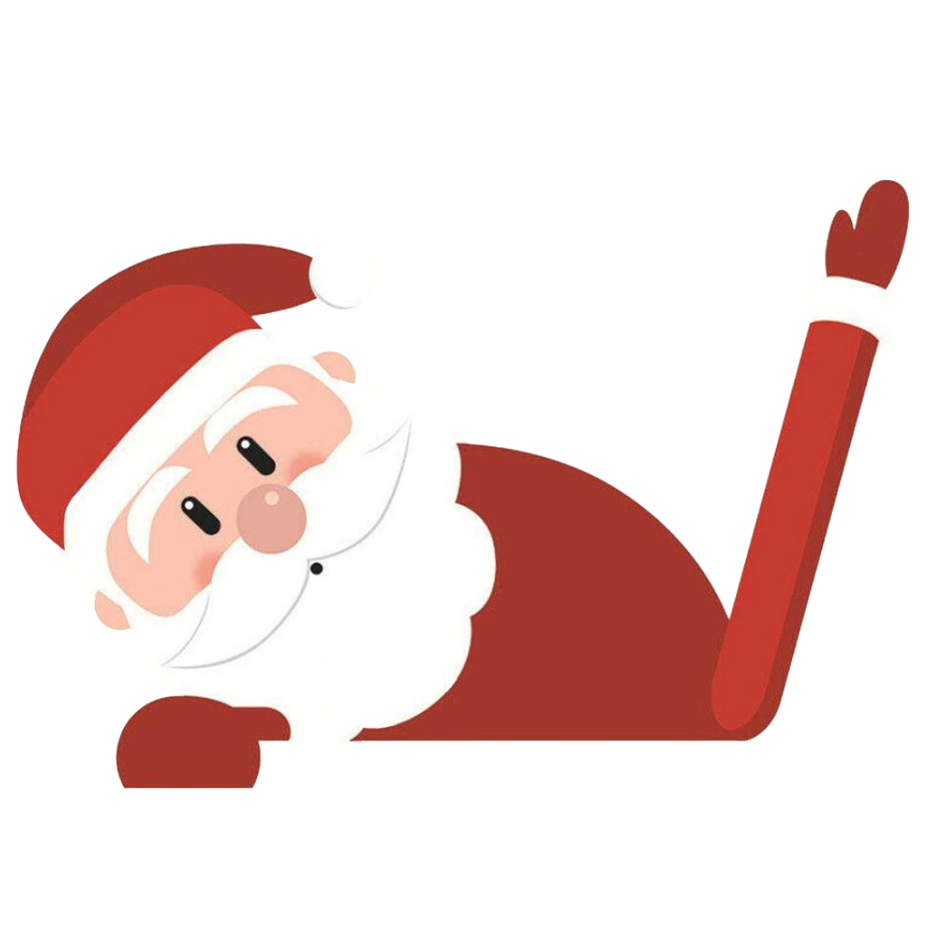 Vindrudevisker klistermærke til jul