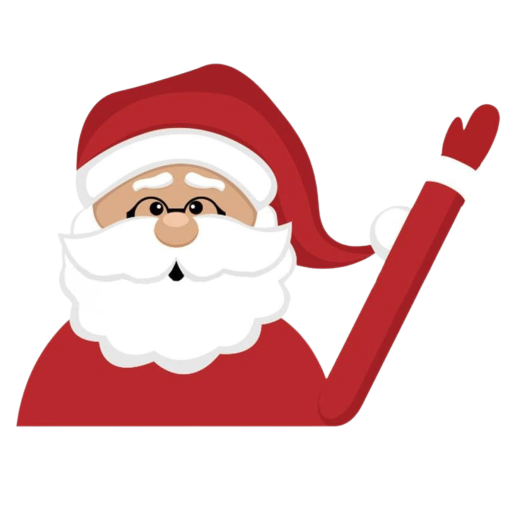 Vindrudevisker klistermærke til jul
