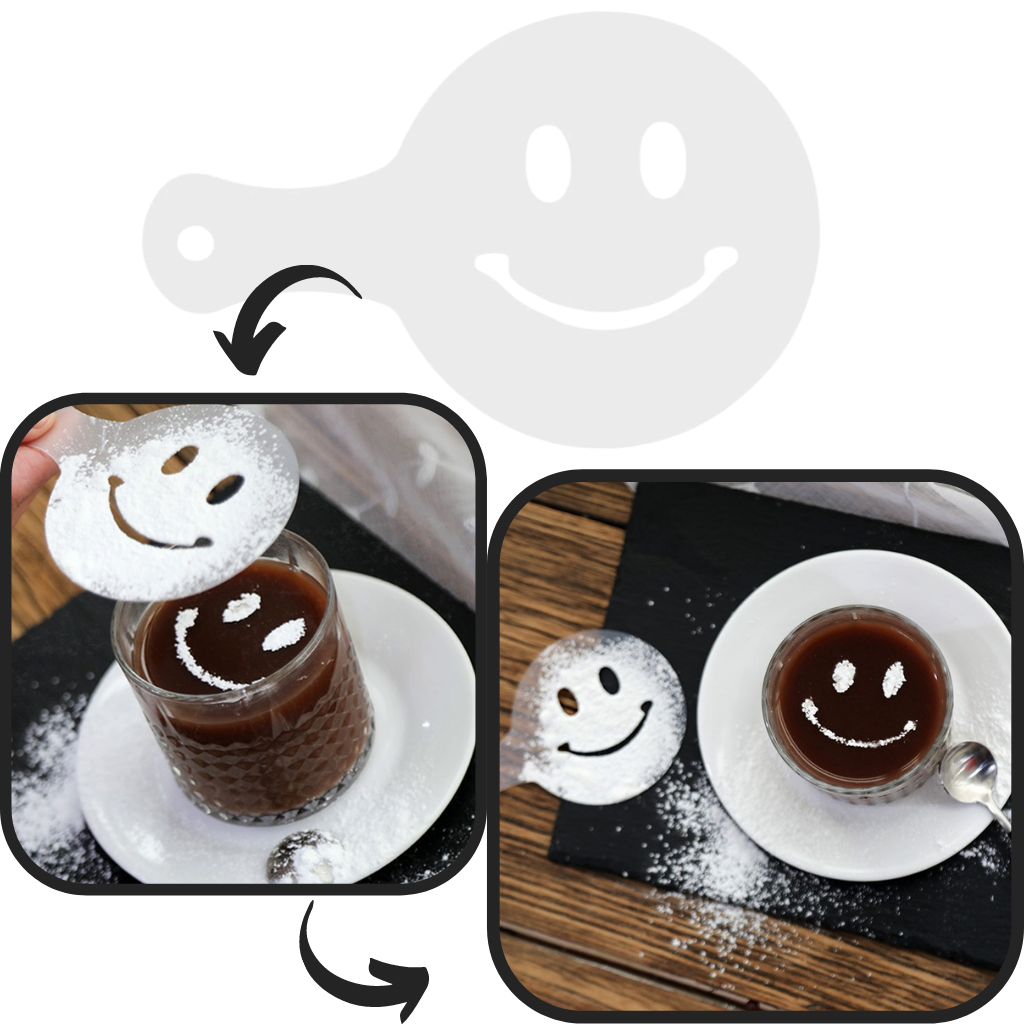 Kaffe-skabeloner (16 stk.) - Ozerty