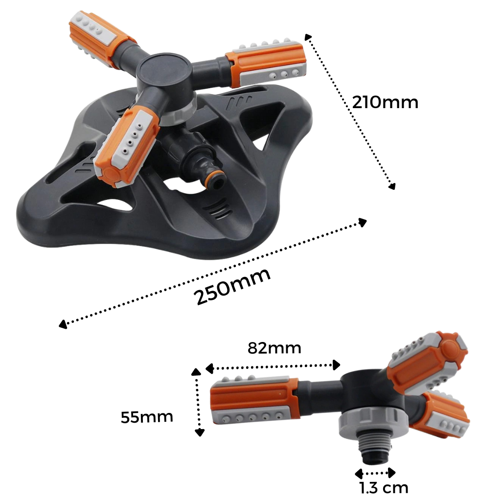 Justerbar 360°-sprinklersystem - Ozerty