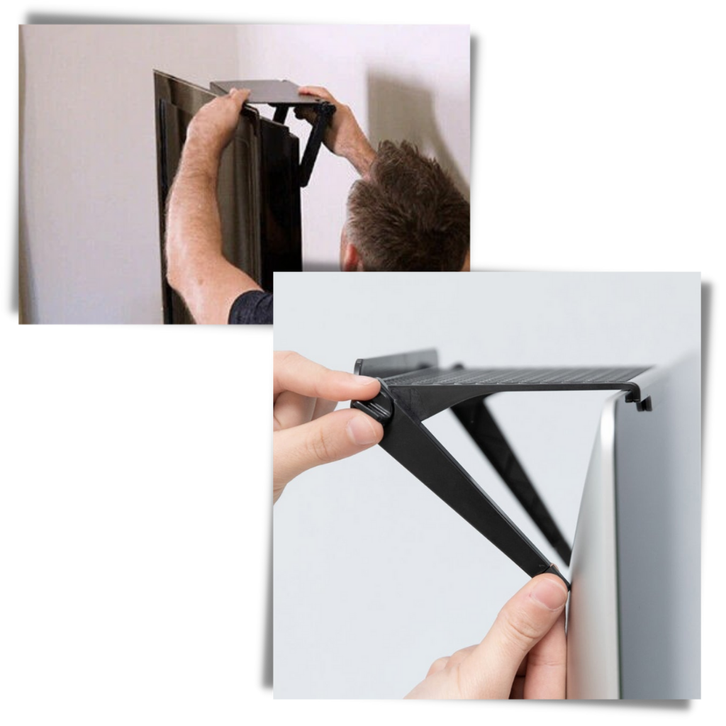 Multifunktionel skærm hyldeskrivebord - Ozerty