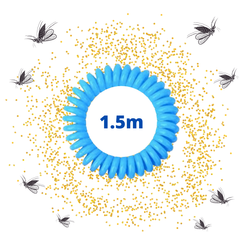 Myggeafvisende Armbånd Vandtæt (10 stk.) - Ozerty