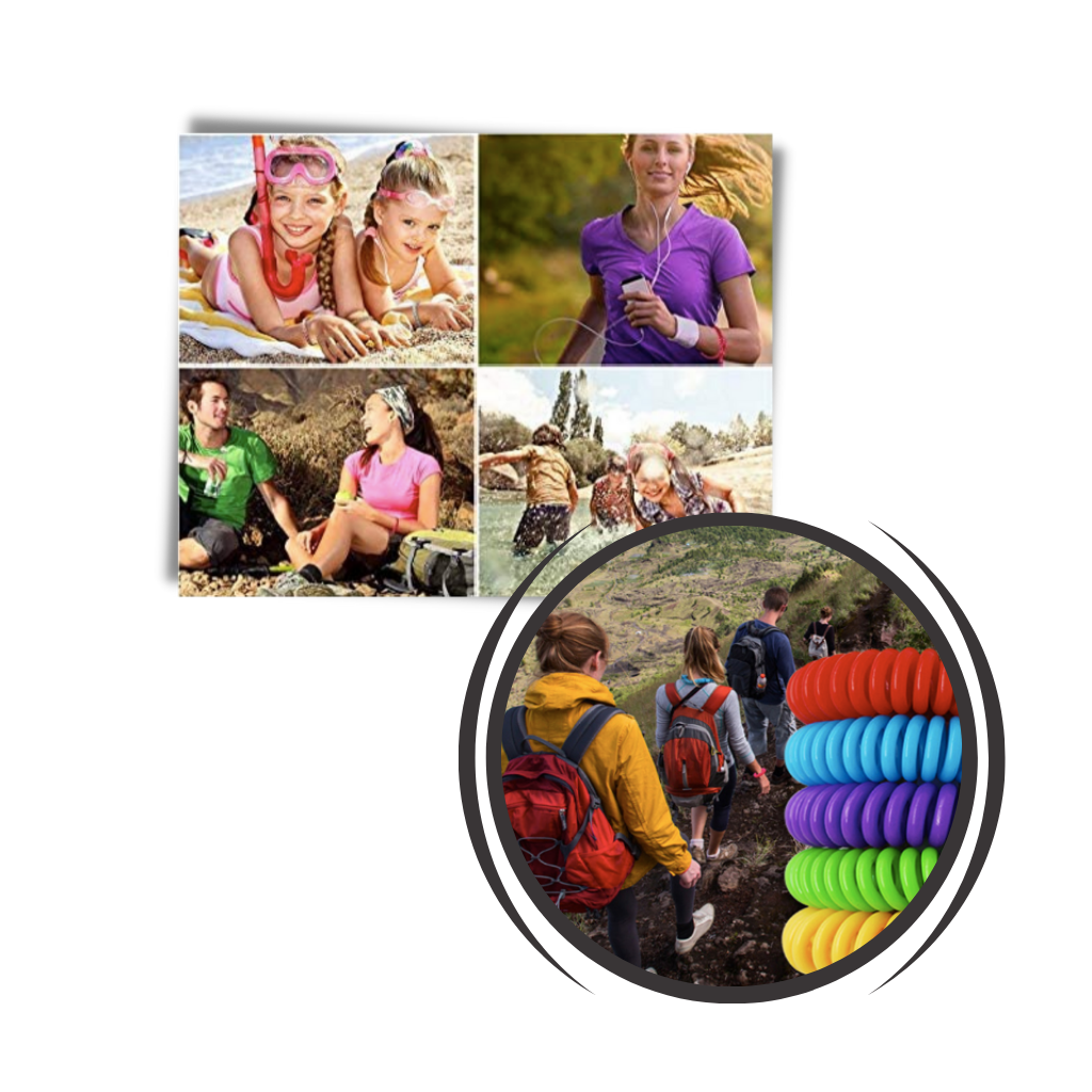 Myggeafvisende Armbånd Vandtæt (10 stk.) - Ozerty