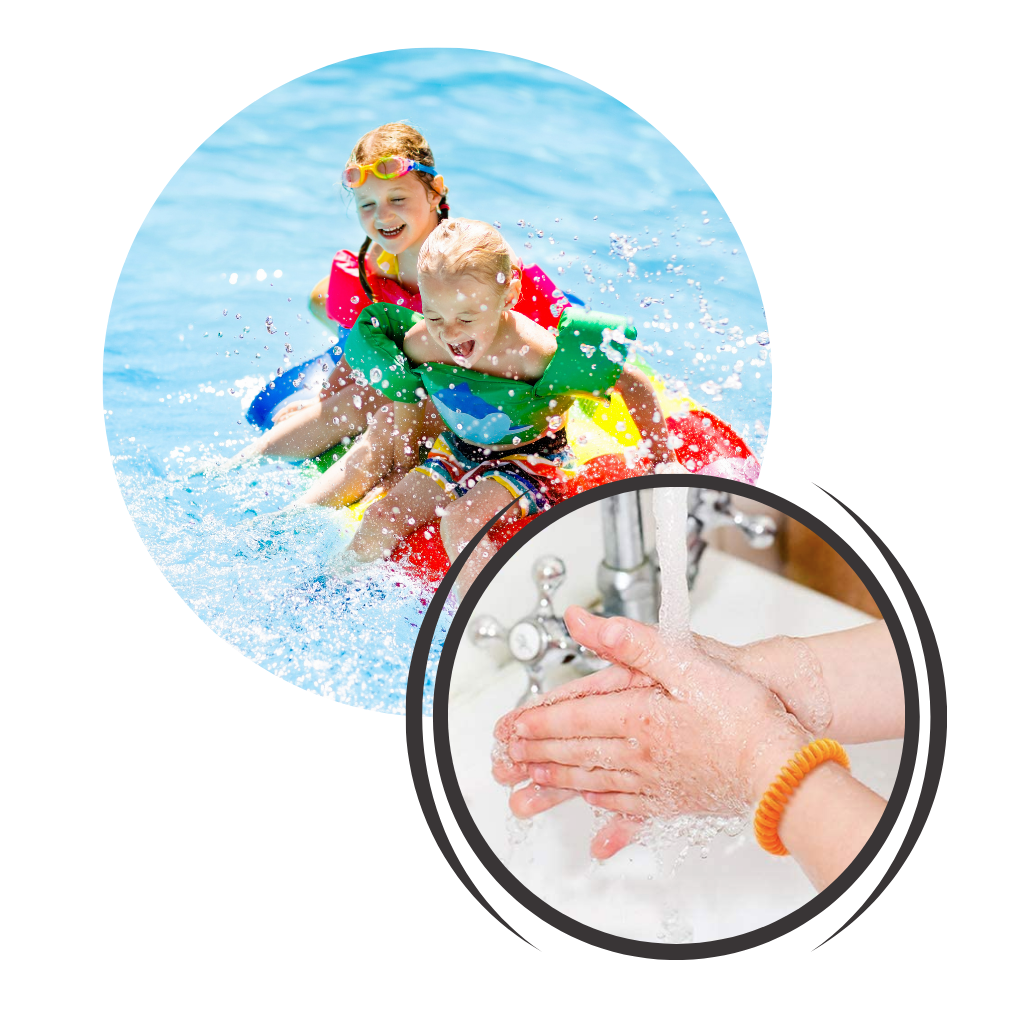 Myggeafvisende Armbånd Vandtæt (10 stk.) - Ozerty