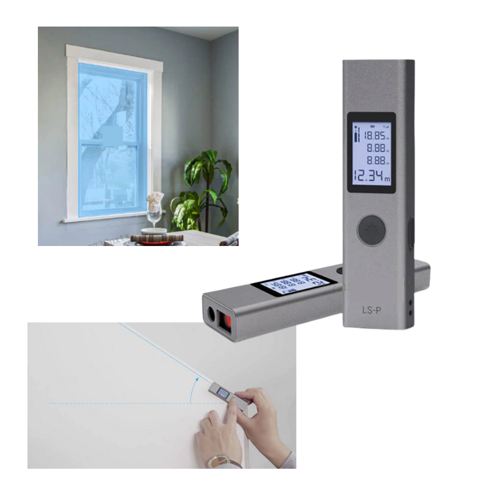 Intelligent digital laserafstandsmåler - Ozerty