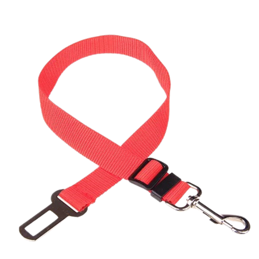 Justerbart og holdbart sikkerhedsbælte til hunde i biler - Ozerty