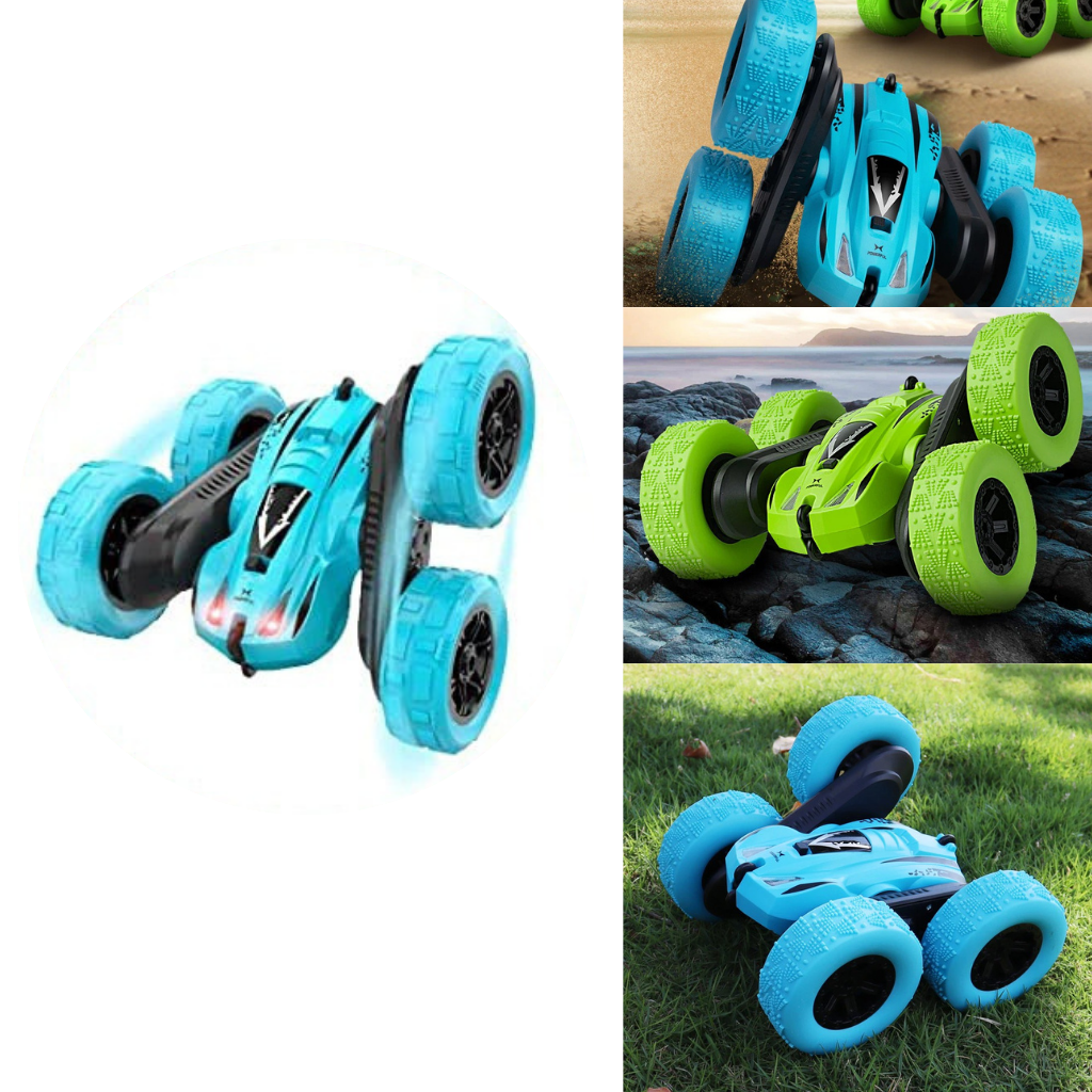 Dobbeltsidet fjernstyret bil med fjernbetjening - Ozerty