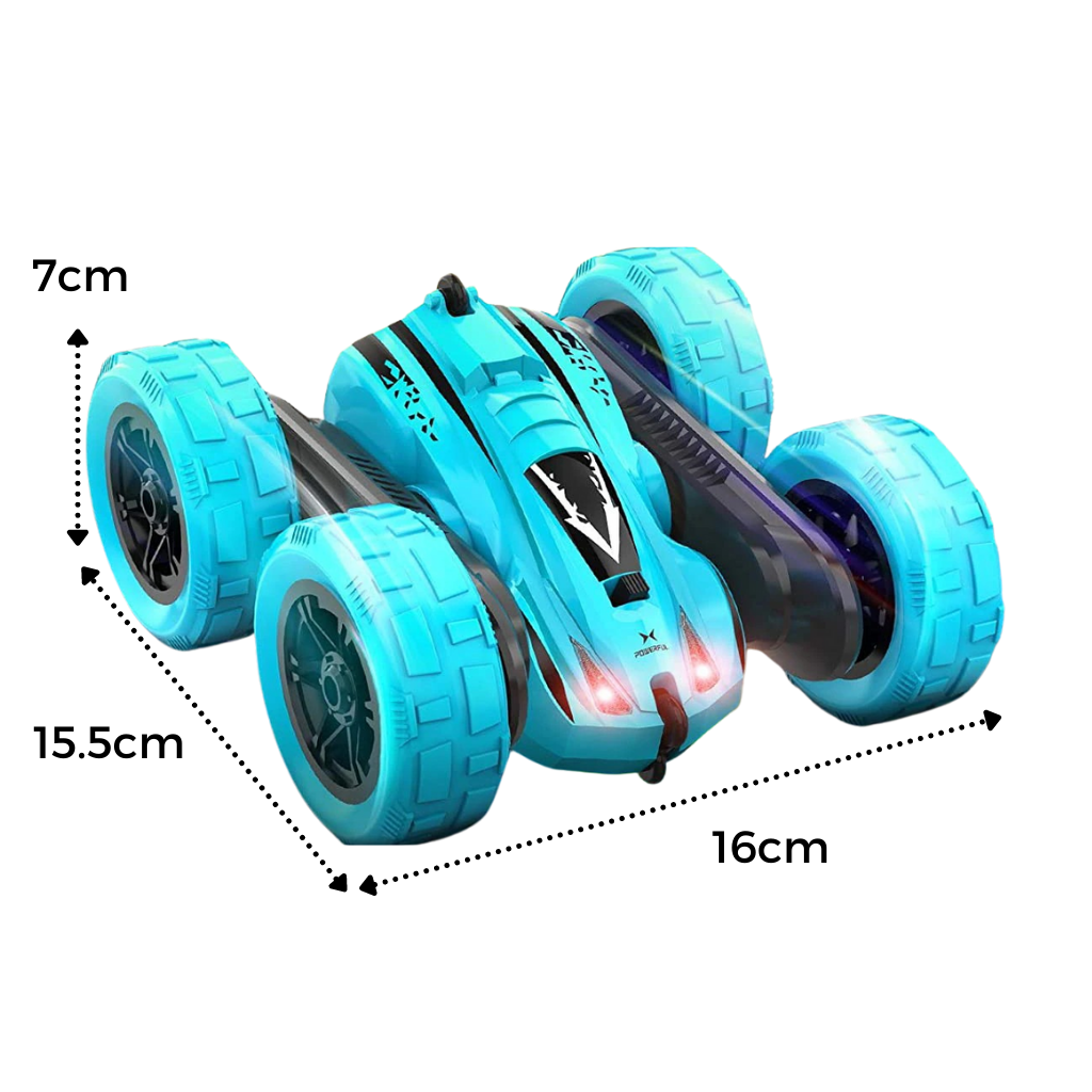 Dobbeltsidet fjernstyret bil med fjernbetjening - Ozerty