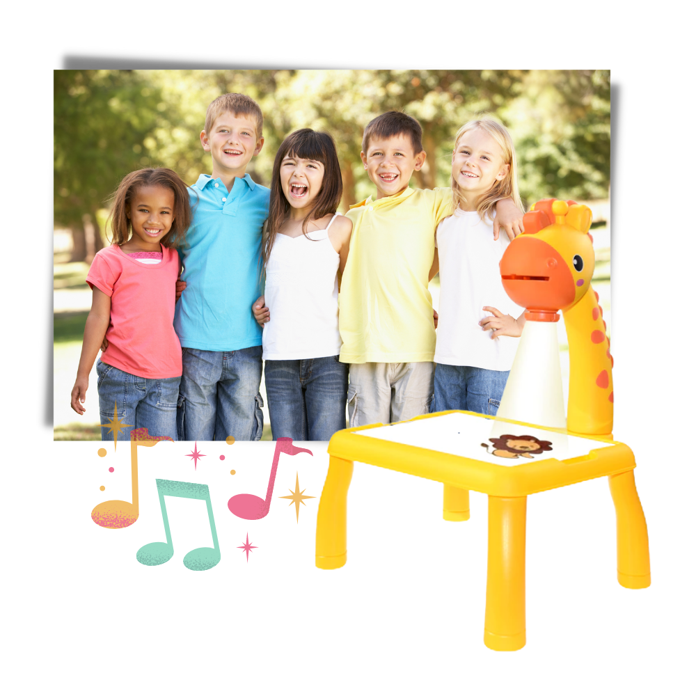 Tegnebræt til børneprojektion - Ozerty