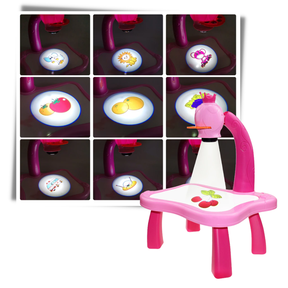 Tegnebræt til børneprojektion - Ozerty