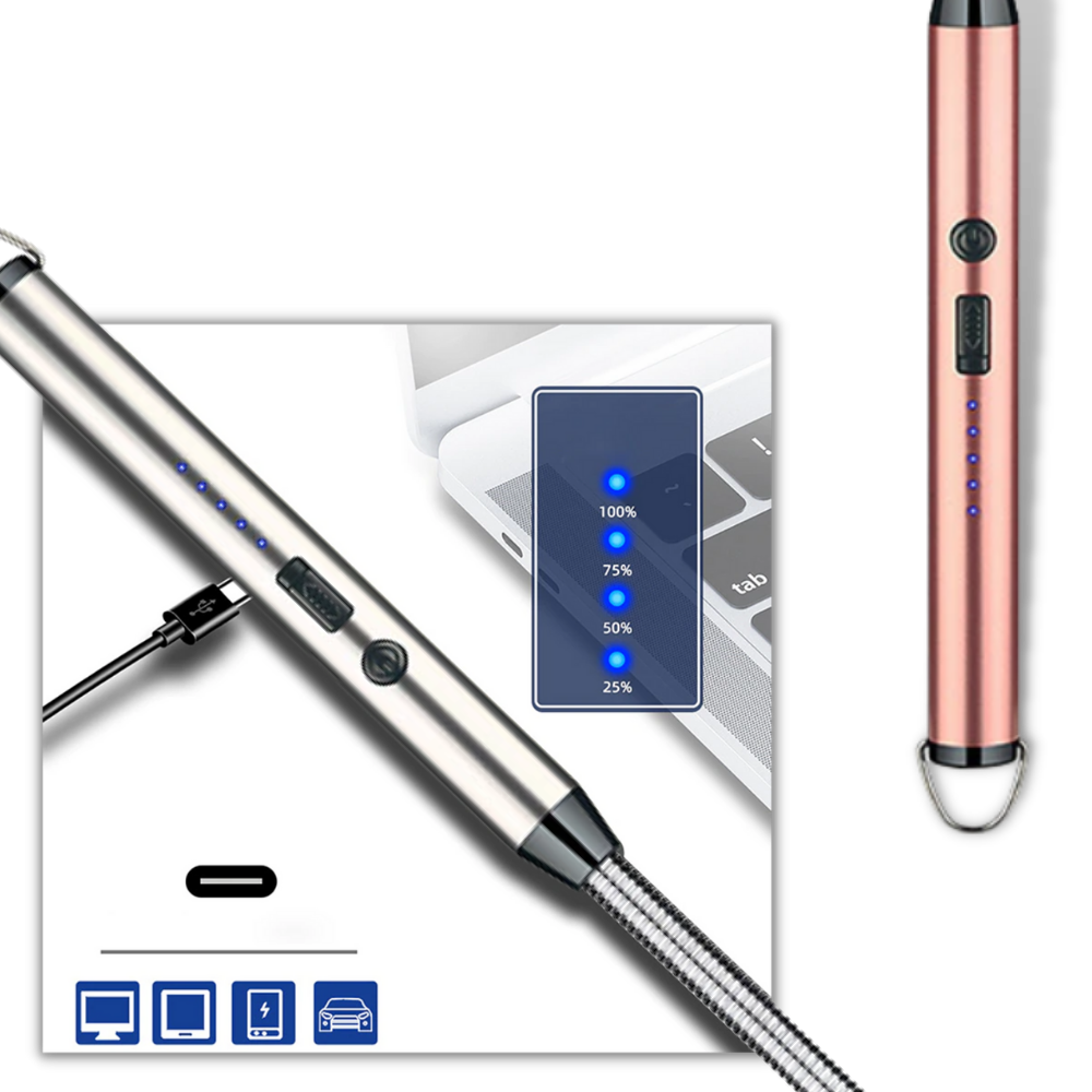 Genopladelig vindtæt køkkenlighter - Ozerty