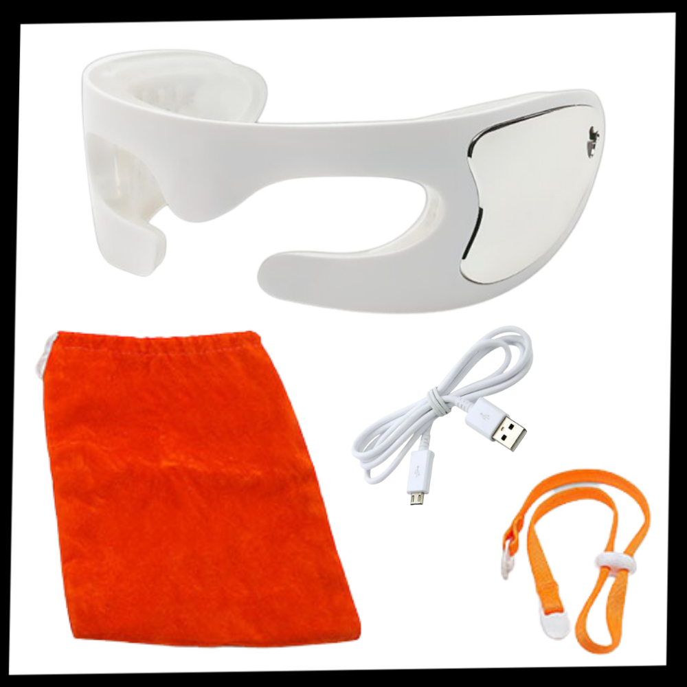 LED-rynkefjerner-massagemaske til øjenmassage - Ozerty