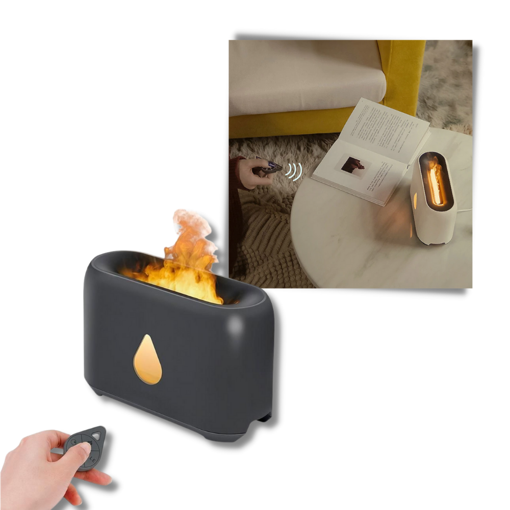 Luftbefugter med flammeeffekt - Ozerty