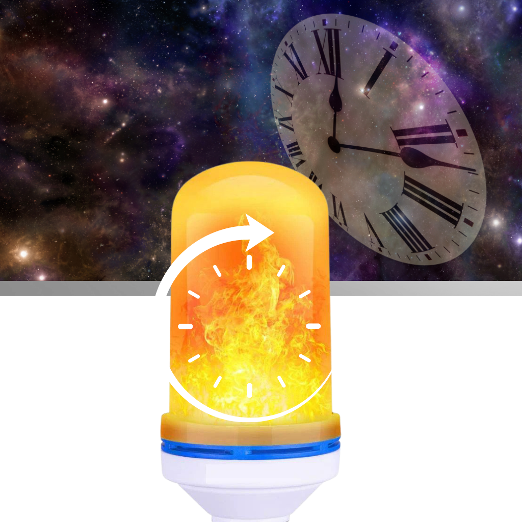 Flimrende LED-flamme lampe - Ozerty