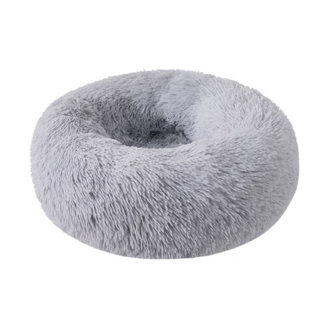 Fluffy Plys Donut Kæledyrsseng